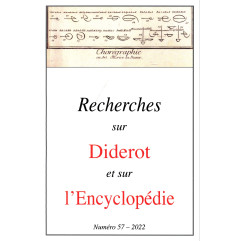 RECHERCHES SUR DIDEROT ET SUR L'ENCYCLOPÉDIE 57- 2022