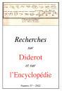 RECHERCHES SUR DIDEROT ET SUR L'ENCYCLOPÉDIE 57- 2022