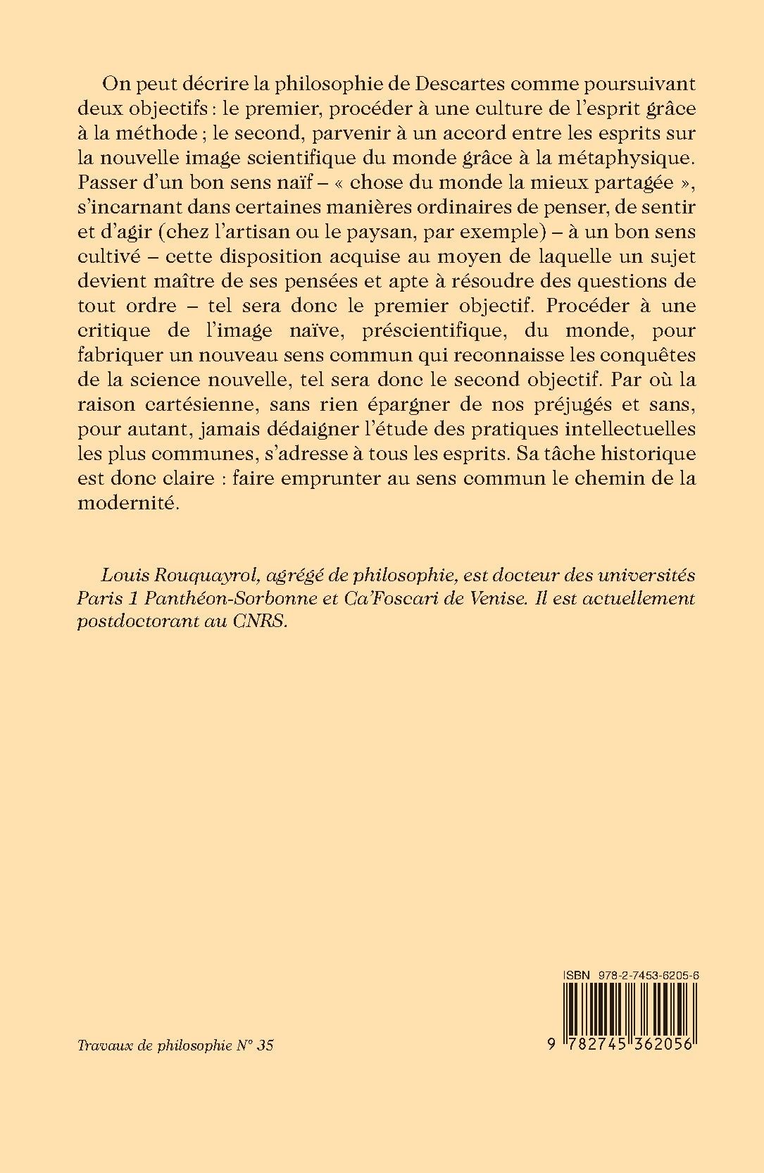 DESCARTES ET LA CULTURE DES ESPRITS