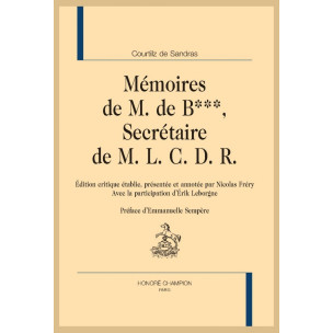 MÉMOIRES DE M. DE B***,  SECRÉTAIRE DE M. L. C. D. R.