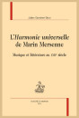 L'HARMONIE UNIVERSELLE DE MARIN MERSENNE
