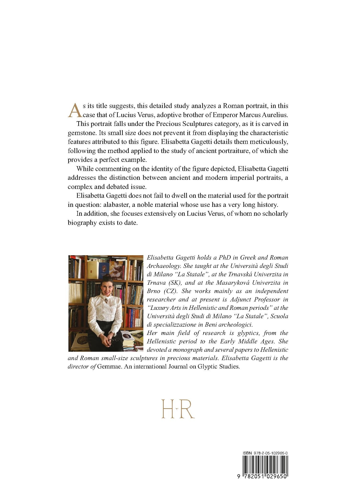 A MINIATURE ALABASTER PORTRAIT OF LUCIUS VERUS