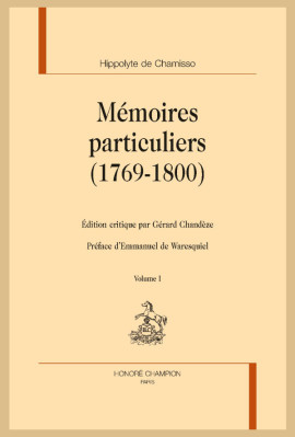 MÉMOIRES PARTICULIERS (1769-1800)