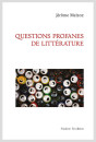 QUESTIONS PROFANES DE LITTÉRATURE