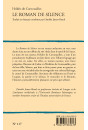 LE ROMAN DE SILENCE